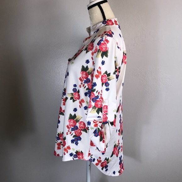 ☀️ Silky floral blouse - Picture 4 of 7